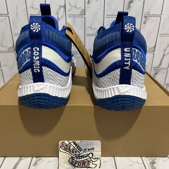 New Nike Cosmic Unity 3 TB Royal Blue White Basketball Shoes Mens Kobe KD Jordan - Picture 5 of 15